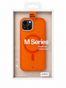 Nettech Apple iPhone 15 Uyumlu NT-N107 Arka Koruma Kılıf (Turuncu) NT-117159