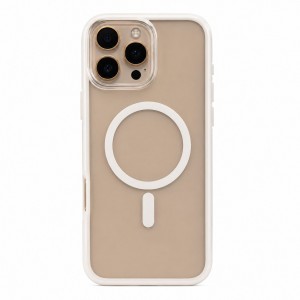 Nettech Apple iPhone 16 Pro Max Uyumlu NT-N107 Arka Koruma Kılıf (Beyaz) NT-117157
