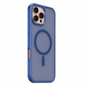 Nettech Apple iPhone 16 Pro Max Uyumlu NT-N107 Arka Koruma Kılıf (Mavi) NT-117156