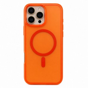 Nettech Apple iPhone 16 Pro Max Uyumlu NT-N107 Arka Koruma Kılıf (Turuncu) NT-117155