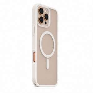 Nettech Apple iPhone 16 Pro Uyumlu NT-N107 Arka Koruma Kılıf (Beyaz) NT-117153