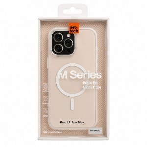 Nettech Apple iPhone 16 Pro Uyumlu NT-N107 Arka Koruma Kılıf (Beyaz) NT-117153