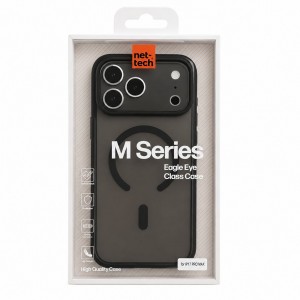 Nettech Apple iPhone 17 Pro Max Uyumlu NT-N107 Arka Koruma Kılıf (Siyah) NT-117150
