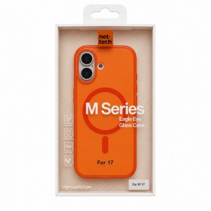 Nettech Apple iPhone 17 Uyumlu NT-N107 Arka Koruma Kılıf (Turuncu) NT-117139