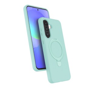 Nettech Samsung Galaxy A37 Uyumlu Regal Magsafe Arka Koruma Kılıf (Su Yeşili) NT-118217