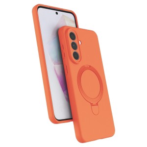 Nettech Samsung Galaxy A17 Uyumlu Regal Magsafe Arka Koruma Kılıf (Turuncu) NT-118201