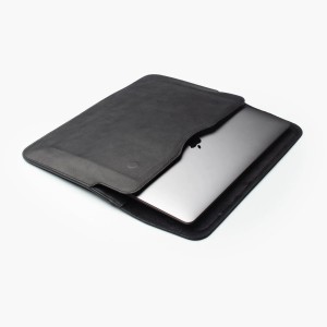 Zawa Hakiki Deri Laptop El Çantası 14 Inch (Siyah) NT-118415