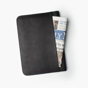 Zawa Hakiki Deri Laptop El Çantası 14 Inch (Siyah) NT-118415
