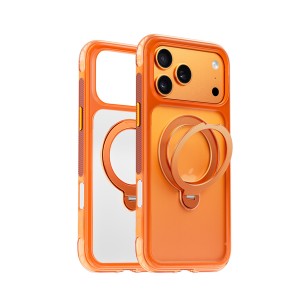 Nettech Apple iPhone 17 Pro Max Uyumlu NT-N123 Standlı Master Air Arka Koruma Kılıf (Kozmik Turuncu) NT-117727