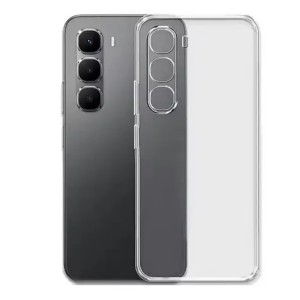 Nettech İnfinix Hot 60 Uyumlu Lüx Seri Kamera Korumalı Arka Koruma Kılıf (Şeffaf) NT-118477