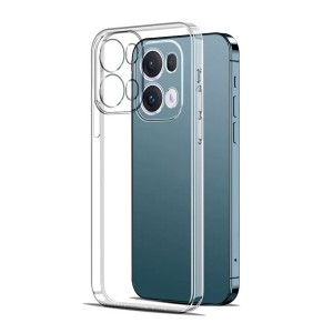 Nettech Oppo A6 Pro Uyumlu Lüx Seri Kamera Korumalı Arka Koruma Kılıf (Şeffaf) NT-118468