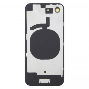 Teknonet Apple iPhone 16E Uyumlu Demirli Kamera Lensli Batarya Kapağı (Siyah) NT-118078