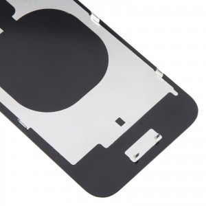 Teknonet Apple iPhone 16E Uyumlu Demirli Kamera Lensli Batarya Kapağı (Siyah) NT-118078
