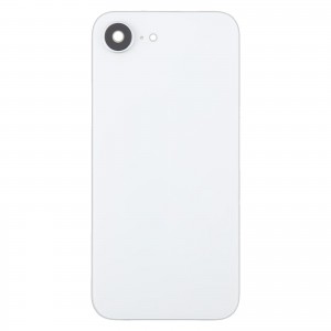 Teknonet Apple iPhone 16E Uyumlu Demirli Kamera Lensli Batarya Kapağı (Beyaz) NT-118079