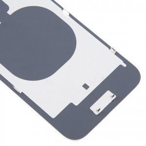 Teknonet Apple iPhone 16E Uyumlu Demirli Kamera Lensli Batarya Kapağı (Beyaz) NT-118079