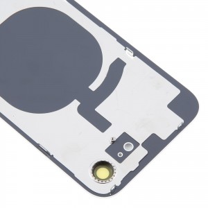 Teknonet Apple iPhone 16E Uyumlu Demirli Kamera Lensli Batarya Kapağı (Beyaz) NT-118079