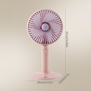 Okmore ZB161 Ev-Ofis-Okul Portatif Fan (Pembe) NT-118554
