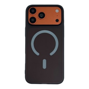 Nettech Apple iPhone 17 Pro Uyumlu Magsafe Mat Mika Arka Koruma Kılıf (Lacivert) NT-118879