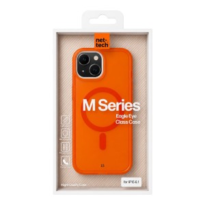 Nettech Apple iPhone 15 Uyumlu NT-N107 Arka Koruma Kılıf (Turuncu) NT-117159