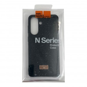 Nettech Samsung Galaxy S25 FE Uyumlu Crystal Seri Arka Koruma Kılıf (Siyah) NT-118928