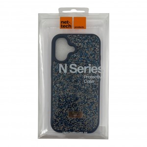 Nettech Apple iPhone 16 Uyumlu Crystal Seri Arka Koruma Kılıf (Lacivert) NT-117058
