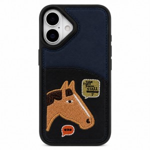 Nettech Apple iPhone 16 Uyumlu NT-N124 Arka Koruma Kılıf (Mavi) NT-117849