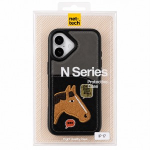 Nettech Apple iPhone 16 Uyumlu NT-N124 Arka Koruma Kılıf (Gri) NT-117850