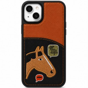 Nettech Apple iPhone 13 Uyumlu NT-N124 Arka Koruma Kılıf (Kahverengi) NT-117836