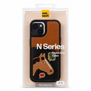 Nettech Apple iPhone 13 Uyumlu NT-N124 Arka Koruma Kılıf (Kahverengi) NT-117836