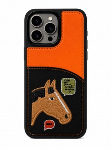 Nettech Apple iPhone 15 Pro Max Uyumlu NT-N124 Arka Koruma Kılıf (Turuncu) NT-117843