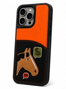 Nettech Apple iPhone 15 Pro Max Uyumlu NT-N124 Arka Koruma Kılıf (Turuncu) NT-117843