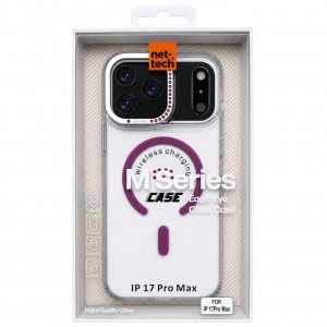 Nettech Apple iPhone 17 Pro Max Uyumlu NT-N118 Arka Koruma Kılıf (Pembe) NT-117476