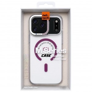 Nettech Apple iPhone 17 Pro Uyumlu NT-N118 Arka Koruma Kılıf (Pembe) NT-117473
