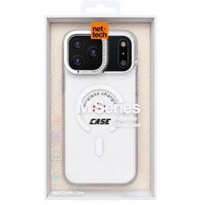 Nettech Apple iPhone 17 Pro Uyumlu NT-N118 Arka Koruma Kılıf (Gümüş) NT-117472