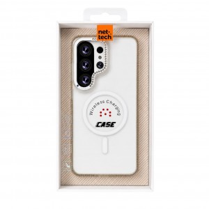 Nettech Samsung Galaxy S25 Ultra Uyumlu NT-N118 Arka Koruma Kılıf (Gümüş) NT-117488