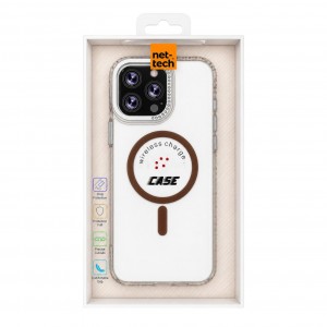 Nettech Apple iPhone 15 Pro Uyumlu NT-N118 Arka Koruma Kılıf (Gold) NT-117459