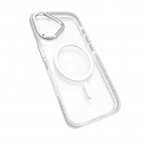 Nettech Apple iPhone 11 Uyumlu NT-N118 Taşlı Seri Arka Koruma Kılıf (Gri) NT-117436