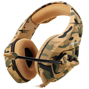 Onukıma K1-B Kulak Üstü Kulak Üstü Kulaklık (Kamuflaj) NT-119001