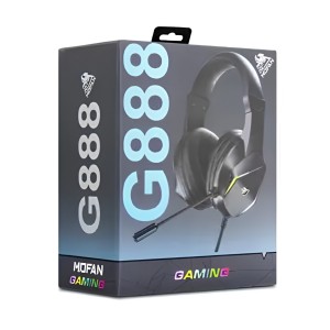 Nodar G888 Gaming Kulak Üstü Kulak Üstü Kulaklık (Siyah) NT-119022