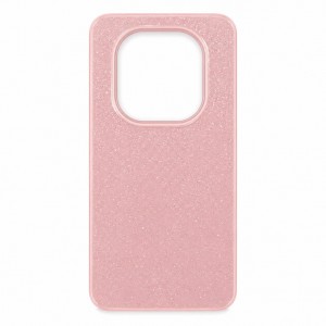Nettech Xiaomi Redmi note 15 Uyumlu Simli Arka Koruma Kılıf (Pembe) NT-119086