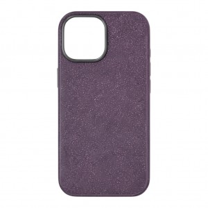 Nettech Apple iPhone 13 Uyumlu Simli Arka Koruma Kılıf (Mor) NT-119061