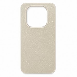 Nettech Xiaomi Redmi note 15 Pro Uyumlu Simli Arka Koruma Kılıf (Gold) NT-119058