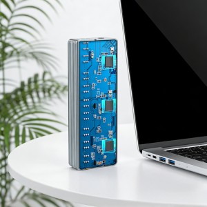 Nettech NT-OT011 7 in 1 USB To Type-c Dönüştürücü (Gri) NT-117101
