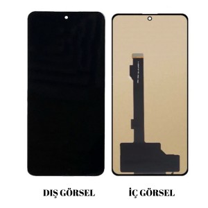 Teknonet Xiaomi Redmi Note 12 Pro 5G Uyumlu Oled Lcd+Dokunmatik (Siyah) NT-107883