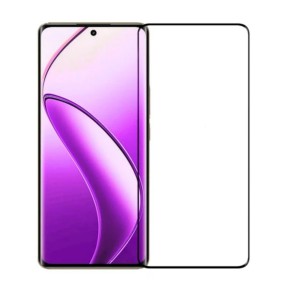 Nettech Realme 12 Uyumlu 5D Glas Full Cam Koruyucu (Siyah) NT-112104