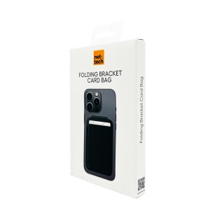 Nettech Cüzdan Mıknatıslı Deri Kartlık Cüzdan (Turuncu) NT-119317