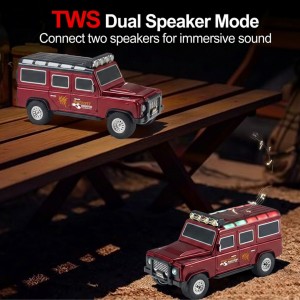 Wster WS-630 Car Speaker Kablosuz Hoparlör - Speaker (Kırmızı) NT-117127