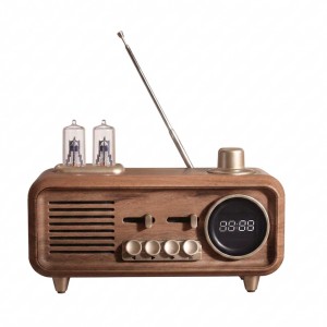 Music Apollo AS32 Nostalji Speaker Kablosuz Hoparlör - Speaker (Kahverengi) NT-119325