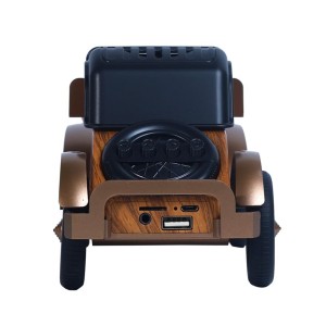 Music Apollo A9 Car Speaker Kablosuz Hoparlör - Speaker (Kahverengi) NT-119324