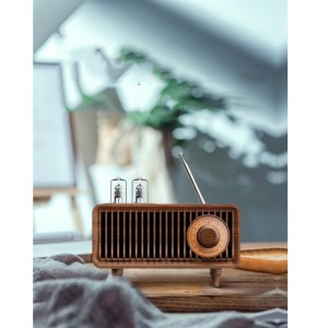 Music Apollo B9 Nostalji Radyo Kablosuz Hoparlör - Speaker (Kahverengi) NT-119323
